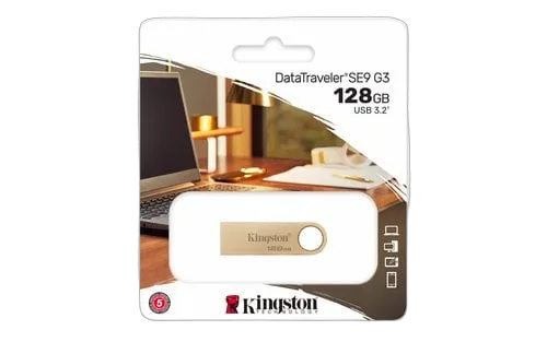 Kingston Clé 128Go USB 3.2 DataTraveler DTSE9G3/128Go, vue 3