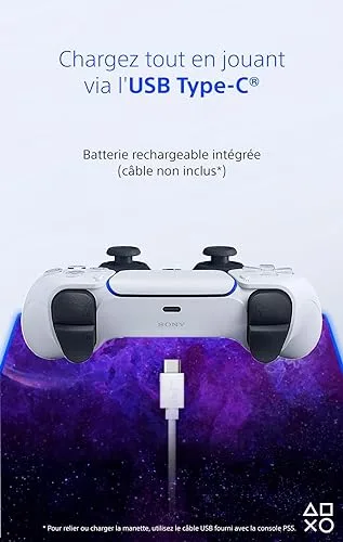 Sony Manette PS5 Blanc - DualSense V2, vue 5