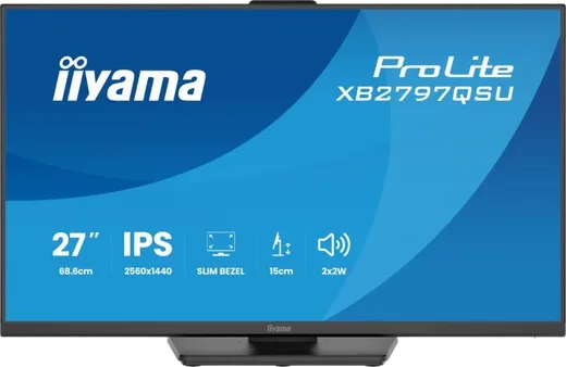 Iiyama XB2797QSU-B1 -  27" QHD 75Hz 1ms Pied réglable Pivot, vue 4