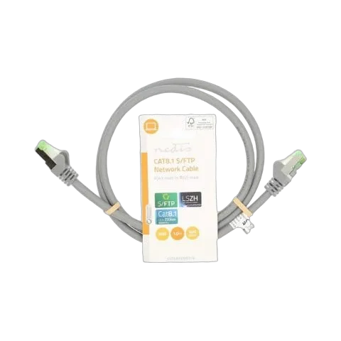 Nedis Câble RJ45 Cat8.1 S/FTP - 1m - Gris