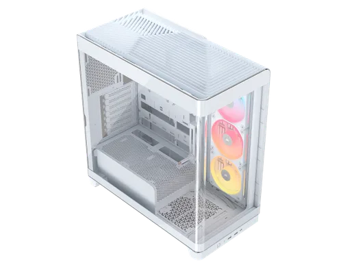 Corsair Frame 4500X LX-R RGB Link Blanc - MT/Sans Alim/E-ATX, vue 8