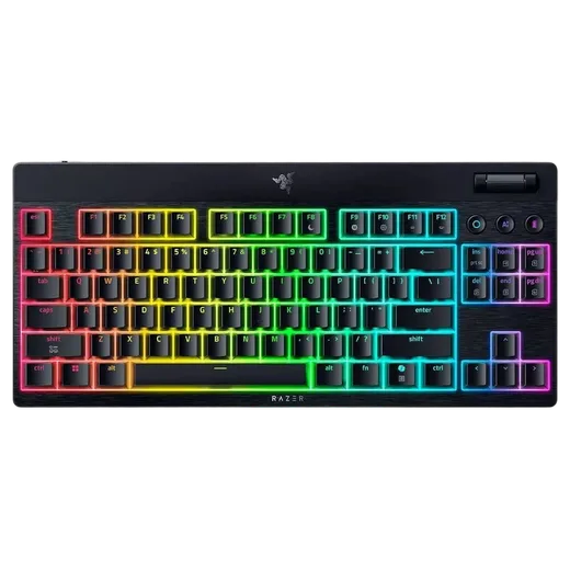 Razer BlackWidow V4 TKL LP - Mécanique (Switch Orange) - Sans-Fil - RGB - Noir
