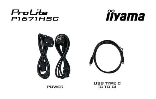 Iiyama ProLite P1671HSC-B1 - 15.6" FHD IPS USB-C avec Housse, vue 7