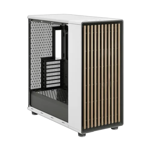 Fractal Design North XL Chalk White TG Clear - MT/Sans Alim/E-ATX, vue 7