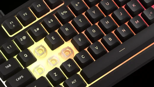 Corsair K55 Core TKL - Membrane - Filaire - RGB - Noir, vue 10