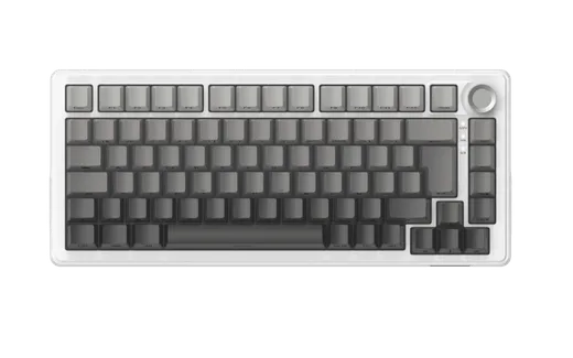 The G-LAB Keyz Elite 300 GRW 75% - Mécanique - Sans-Fil - RGB - Gris/Blanc