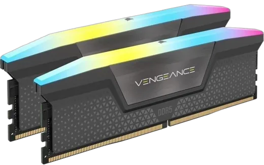 Corsair Vengeance RGB 32Go (2x16Go) DDR5 6000Mhz, vue 4
