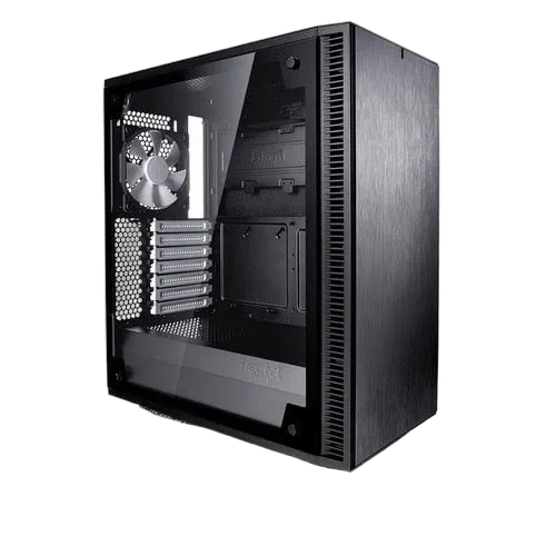 Fractal Design Define C TG Noir - MT/Sans Alim/ATX, vue 5