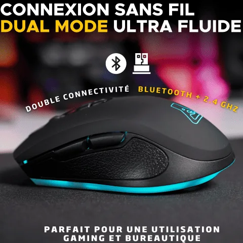 The G-LAB Kult Krypton - Sans-Fil - RGB - Noir, vue 2