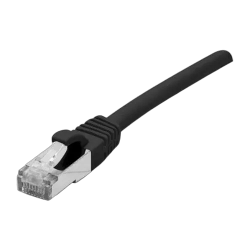 Dexlan Cable Cat.6A S/FTP LS0H noir Snagless - 0.5m, vue 1