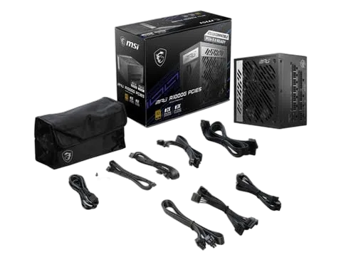 MSI ATX 1000W - 80+ Gold FM - MPG A1000G PCIE5, vue 5