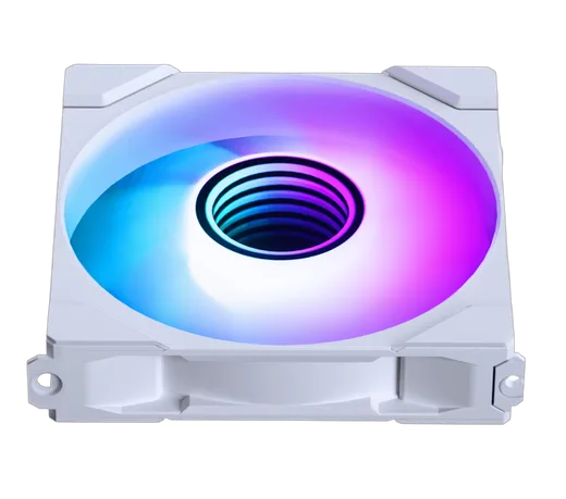 Phanteks M25 Gen2 PWM Blanc 120 mm D-RGB, vue 3