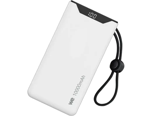 WE Externe 18W 10 000 mAh 2 ports USB A/USB C Blanc, vue 5