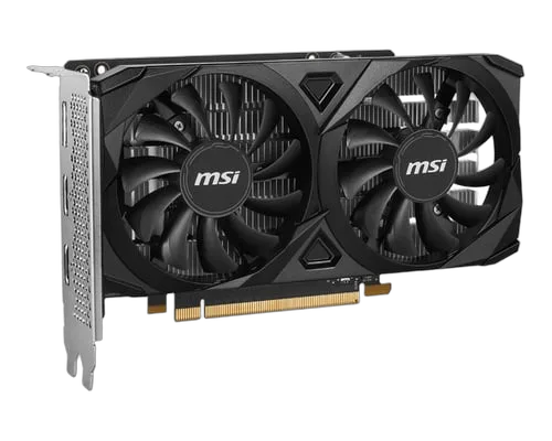 MSI GeForce RTX 3050 VENTUS 2X E 6G OC, vue 3