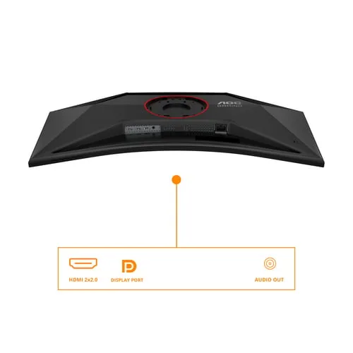 AOC CU34G4 - 34" CURVE UWQHD 180Hz Fast VA 0.5ms Adaptive Sync FreeSync Premium, vue 3