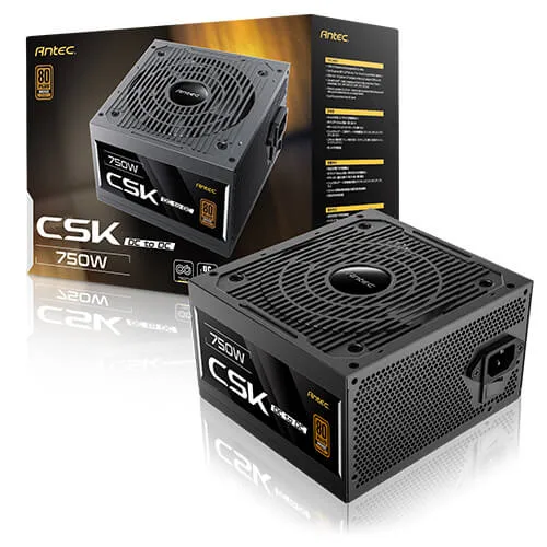 Antec ATX 750W - 80+ Bronze - CSK750DC EC Noir, vue 6