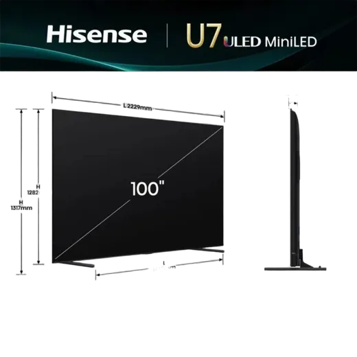 Hisense 100" QD Mini-LED 4k - 100U7Q
