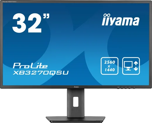 Iiyama PROLITE XB3270QSU-B1 - 31.5" QHD 100Hz IPS 3ms Pied réglable