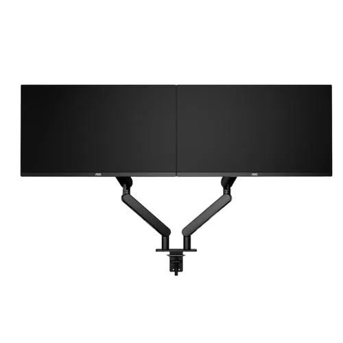 AOC Double Bras à ressort mécanique à gaz de 27" à 34" VESA 100x100 Max