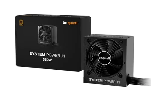 be quiet! ATX 550W - 80+ Bronze - System Power 11 Noir, vue 3