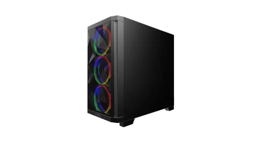 M.RED StarDust Mini Noir ARGB - mT/sans alim./mATX, vue 8