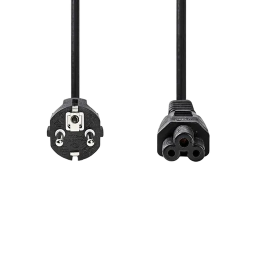 Nedis Câble prise de terre mâle/IEC-320-C5 - 2m - Noir