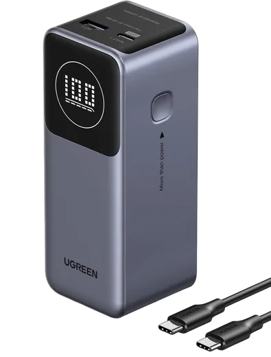 UGREEN PowerBank USB-C/USB-A - 12000mAh - 100W - Gris