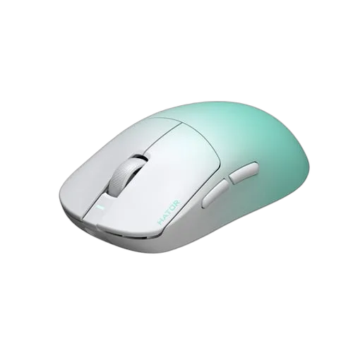 Hator Quasar 3 Ultima - Sans-Fil - RGB - Blanc / Bleu