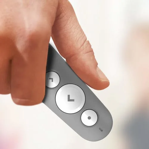 Logitech R500 Laser Presentation Remote Grey, vue 3