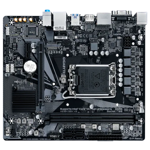 Gigabyte H610M S2H V2 - H610/LGA1700/DDR5/mATX, vue 4