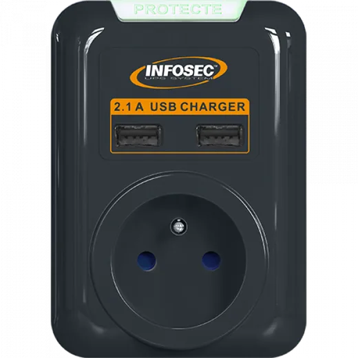 Infosec S1 USB NEO - 1 prise + USB