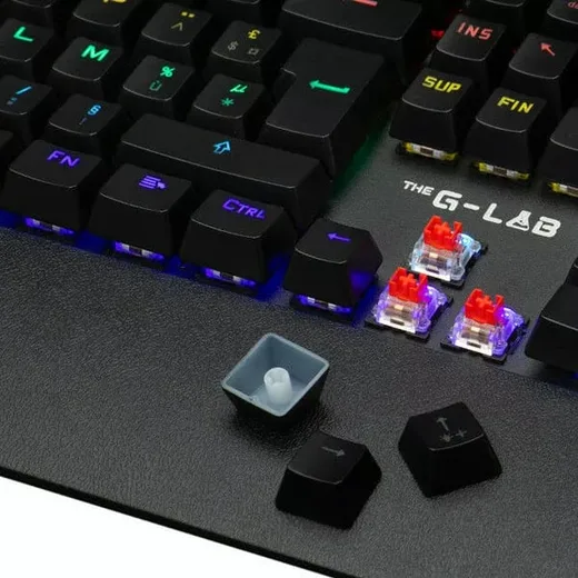 The G-LAB Keyz Carbon EX - Mécanique - Filaire - RGB - Noir