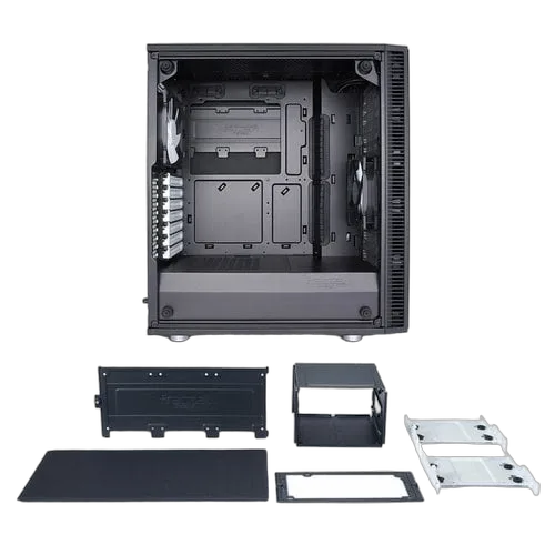 Fractal Design Define C TG Noir - MT/Sans Alim/ATX, vue 24