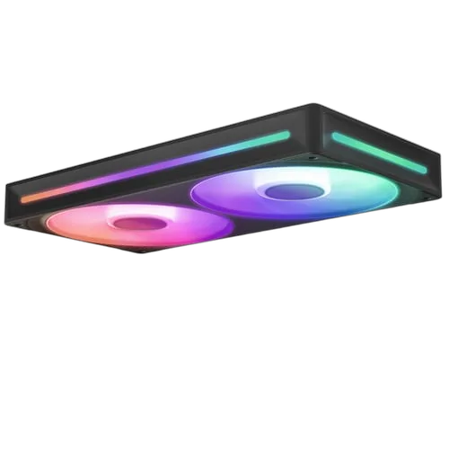 NZXT F240 RGB Core Fan (Single Frame) - Noir, vue 3