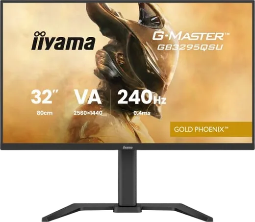 Iiyama G-Master GB3295QSU-B1 - 32" QHD 240Hz VA 0.4ms FS Premium