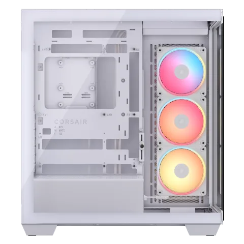 Corsair 3500X LX-R RGB ICUE LINK Blanc - MT/Sans Alim/E-ATX, vue 5