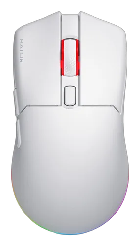 Hator Pulsar 4 - Sans fil - RGB - Blanc