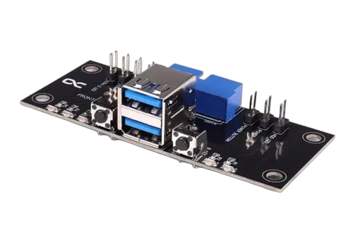 Alphacool Front I/O-Panel avec USB 3.0 pour Rack 1U