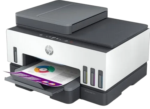 HP Smart Tank 7605 Tout-en-un - Gris, vue 2