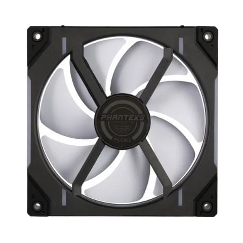 Phanteks D30 PWM Reverse Airflow D-RGB - Pack 3x140mm-Noir, vue 4