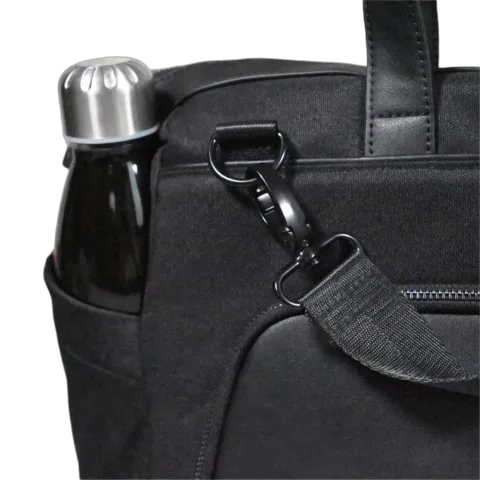 Port Sac à main et pochette Muse Signature - 16" - Noir, vue 6