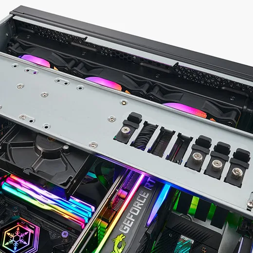 Silverstone RM44 - Rack 4U/Sans Alim/SSI-EEB, vue 12