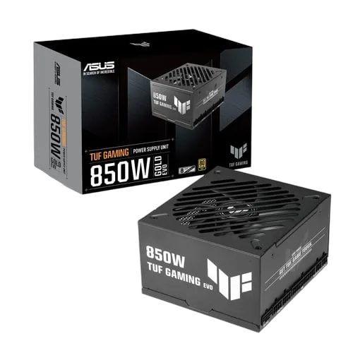 Asus ATX 850W - 80+ Gold - TUF Gaming 850G EVO Noir, vue 9