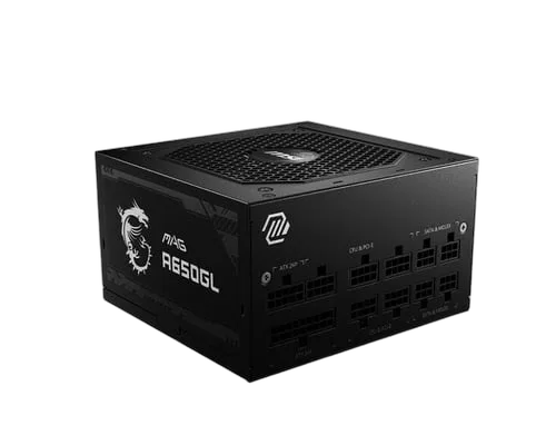 MSI ATX 650W - 80+ GOLD - MAG A650GL, vue 2