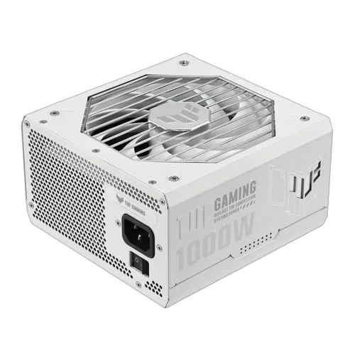 Asus ATX 1000W - 80+ GOLD - TUF GAMING 1000G White, vue 3