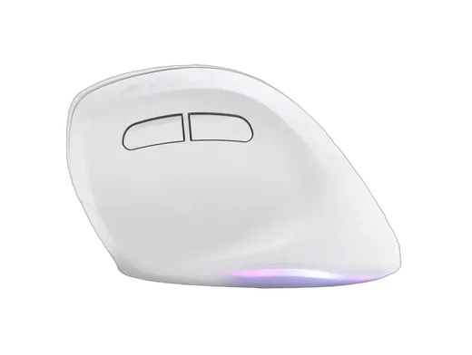 Bluestork Ergo Lumi Right - Sans-Fil - RGB - Blanc