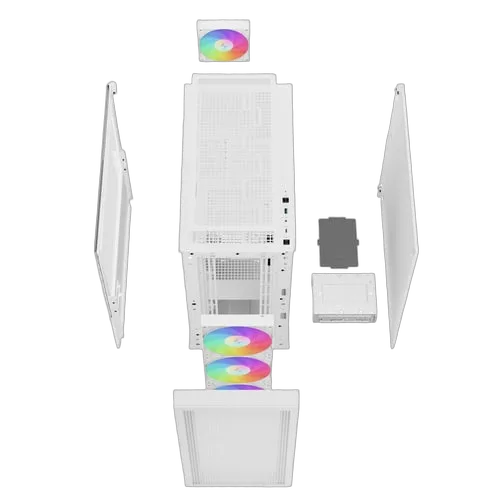 Deepcool CH560 Digital Blanc - MT/Sans Alim/ATX, vue 14