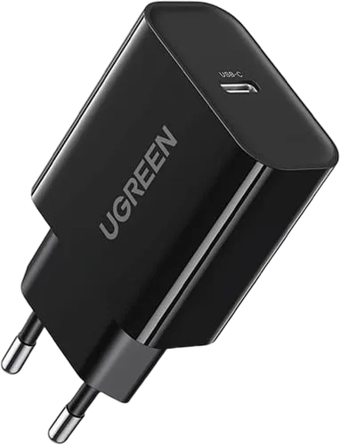 Chargeur rapide USB-C - 20W - Noir