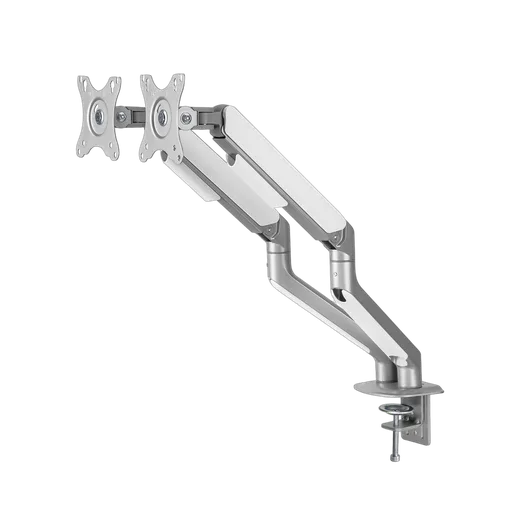 Kimex International Support de bureau Full Motion 2 écrans 17"- 32" VESA Max 100x100 Charge Max 18Kg