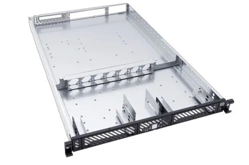 Alphacool Rack 1U ES - 19" - ServerRack - Watercooling Ready, vue 3